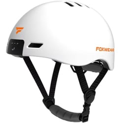 自転車ヘルメット ドラレコ付き マットホワイト 54～61cm V6-WH