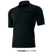 AZ10614-010-3L [ウルトラストレッチ半袖ポロシャツ（男女兼用） ブラック 3L]