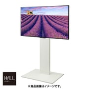 32~60V型対応 WALLテレビスタンド V2キャスターハイタイプ サテンホワイト WLTVN6111