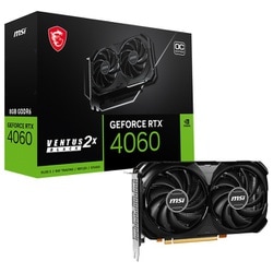GeForce RTX 4060搭載 グラフィックボード GeForce RTX 4060 VENTUS 2X BLACK 8G OC
