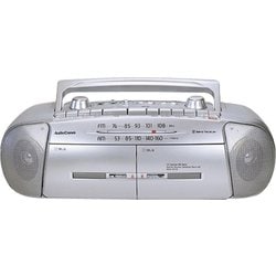 ダブルラジオカセットレコーダー シルバー RCS-571Z