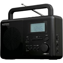 PLL ポータブルラジオ 時計付 RAD-T570N