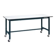 SEL-1860PUR [軽量作業台 SELタイプ 移動式 直進安定金具無し 均等耐荷重150kg ポリエステル天板 組立式 W1800×D600×H810mm]