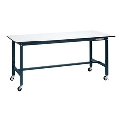 SEL-1875PUR [軽量作業台 SELタイプ 移動式 直進安定金具無し 均等耐荷重150kg ポリエステル天板 組立式 W1800×D750×H810mm]