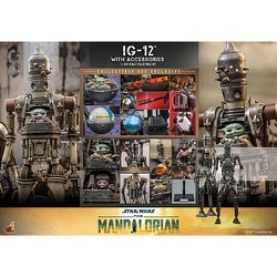 ホットトイズ　マンダロリアン　IG-12&アクセサリーセット 1/6 新品未開封 テレビ・マスターピース『マンダロリアン』1/6 IG-12＆