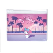 80'Sデザインとオーロラ素材のキラキラ感がエモい! スライダーケース シティポップ サンリオキャラクターズ マイメロディ 001657-52