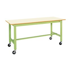 KK-38UB2IG [軽量作業台 KKタイプ 移動式 直進安定金具無し 均等耐荷重200kg ポリエステル天板 組立式 W900×D600×H840mm]