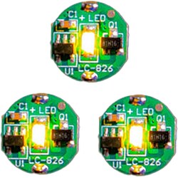 ADMGLYE3 [磁気スイッチ付LEDマイクロモジュール イエロー 3個セット]