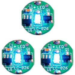 ADMGLIB3 [磁気スイッチ付LEDマイクロモジュール アイスブルー 3個セット]