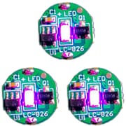 ADMGLPR3 [磁気スイッチ付LEDマイクロモジュール パープル 3個セット]