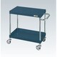 CSP-7562LD [CSパールワゴン 軽量タイプ/均等耐荷重100kg/ゴム車/H600mm/2段/移動式 W750×D500×H600mm]
