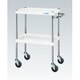 CSP-7582SEW [CSパールワゴン 中量タイプ/均等耐荷重100kg/サイレントエラストマー車/H880mm/2段/移動式 W750×D500×H880mm]