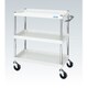 CSP-7583SEW [CSパールワゴン 中量タイプ/均等耐荷重150kg/サイレントエラストマー車/H880mm/3段/移動式 W750×D500×H880mm]