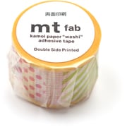 マスキングテープ mt fab 両面印刷 幾何学 MTDSPR05