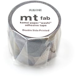 マスキングテープ mt fab 両面印刷 渦ドット MTDSPR06