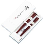 三代目紫檀六角箸大・中2本組 KS-2020