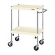 TCSP-7572NUI [CSパールワゴン 軽量タイプ/均等耐荷重75kg/ナイロンウレタン車/H725～975mm/2段/移動式 W750×D500×H725～975mm]