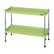 TCSPN-9072 [CSパールワゴン 軽量タイプ/均等耐荷重75kg/樹脂アジャスター付/H610～860mm/2段/固定式 W900×D600×H610～860mm]