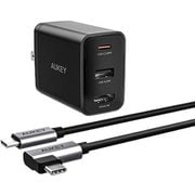 USB急速充電器 Swift HDMI PD3.0(パワーデリバリー3.0)対応 65W USB-A×1/USB-C×1/HDMI×1 GaN搭載 画像出力対応 折りたたみ式プラグ採用 USB-C to Cケーブル付属(1m) ブラック PA-H60-BK