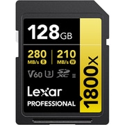 Professional GOLDシリーズ 1800x SDXCカード 128GB UHS-II U3 V60 最大読込280MB/s 最大書込210MB/s LSD1800128G-B1NNJ