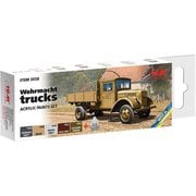 ICM 3038 アクリル塗料セット ドイツ国防軍 トラック用 [プラモデル用塗料]