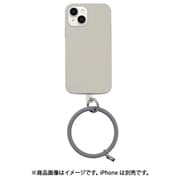 p00252gyq [iPhone 14用 リング付きTPUケース GY]