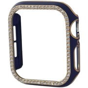 w00065bg5 [Apple Watch 41mm用 スワロフスキーフレーム BL/GD]