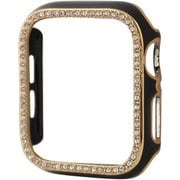 w00065bkg6 [Apple Watch 45mm用 スワロフスキーフレーム BK/GD]