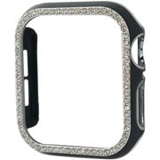 w00065bks3 [Apple Watch 42mm用 スワロフスキーフレーム BK/SV]