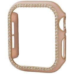 w00065pg5 [Apple Watch 41mm用 スワロフスキーフレーム PK/GD]
