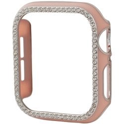 w00065ps5 [Apple Watch 41mm用 スワロフスキーフレーム PK/SV]