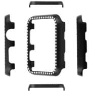 w00290bk1 [Apple Watch 38mm用 メタリックスワロフスキーフレーム BK]