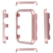 w00290p1 [Apple Watch 38mm用 メタリックスワロフスキーフレーム PK]