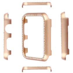 w00290r5 [Apple Watch 41mm用 メタリックスワロフスキーフレーム RG]