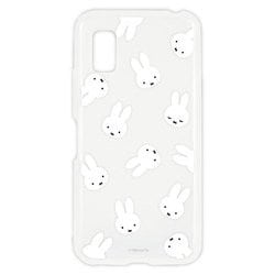 MF-421CL [AQUOS wish3用 IIIIfit Clearケース（イーフィット クリアケース） ミッフィー フェイス総柄]