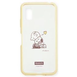SNG-782C [AQUOS wish3用 IIIIfitクリアケース チャーリー・ブラウン]