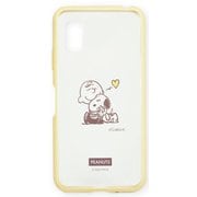 SNG-782C [AQUOS wish3用 IIIIfitクリアケース チャーリー・ブラウン]