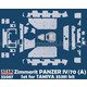 AT35087 1/35 WWII ドイツ IV号駆逐戦車/70（A）用ツィンメリットセット（タミヤ35381用） [プラモデル用パーツ]