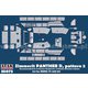 AT35073 1/35 WWII ドイツ パンサー戦車D型用ツィンメリットセット＃2（モンモデルTS-038/ES-003用） [プラモデル用パーツ]