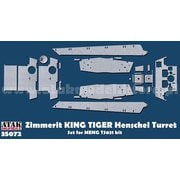 AT35072 1/35 WWII ドイツ キングタイガー重戦車 ヘンシェル砲塔用ツィンメリットセット（モンモデルTS-031用） [プラモデル用パーツ]