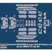 AT35066 1/35 WWII ドイツ パンサー戦車A型後期型 MAN社製用ツィンメリットセット＃2（モンモデルTS-035用） [プラモデル用パーツ]