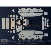 AT35050 1/35 WWII ドイツ IV号駆逐戦車/70（V）ラング用ツィンメリットセット（ドラゴン スマートキット用） [プラモデル用パーツ]