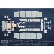 AT35045 1/35 WWII ドイツ IV号戦車H型 後期生産型用ツィンメリットセット＃1（ドラゴン6300用） [プラモデル用パーツ]