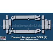 AT35031 1/35 WWII ドイツ ベルゲタイガー（P）回収戦車用ツィンメリットセット（ドラゴン6226用） [プラモデル用パーツ]