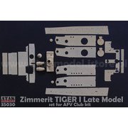 AT35030 1/35 WWII ドイツ タイガーI重戦車E型 後期型用ツィンメリットセット（AFVクラブ用） [プラモデル用パーツ]