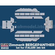 AT35023 1/35 WWII ドイツ ベルゲパンサー回収戦車用ツィンメリットセット（イタレリ285用） [プラモデル用パーツ]