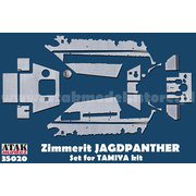 AT35020 1/35 WWII ドイツ ヤークトパンサー駆逐戦車用ツィンメリットセット（タミヤ用） [プラモデル用パーツ]