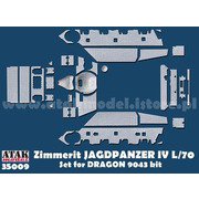 AT35009 1/35 WWII ドイツ IV号駆逐戦車/70（V）ラング用ツィンメリットセット（ドラゴン用） [プラモデル用パーツ]