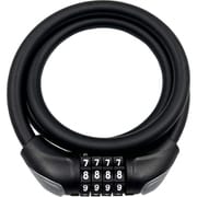 可変ダイヤルワイヤー錠 12×900mm BK 31665