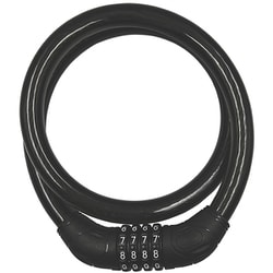 GIGA 可変ダイヤルワイヤー錠 18×900mm BK 31621